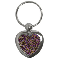 Dots                                                                                             			key Chain (heart) by LalyLauraFLM