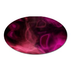 Pink Red Texture                                                                                              			magnet (oval) by LalyLauraFLM