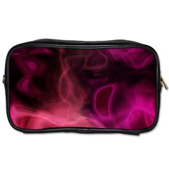 Pink Red Texture                                                                                              			toiletries Bag (one Side) by LalyLauraFLM