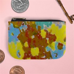 Paint Strokes                                                                                               	mini Coin Purse by LalyLauraFLM