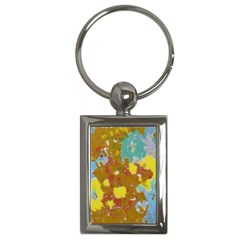 Paint Strokes                                                                                               			key Chain (rectangle) by LalyLauraFLM