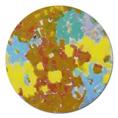 Paint Strokes                                                                                               			magnet 5  (round) by LalyLauraFLM