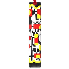 Red And Yellow Chaos Large Book Marks by Valentinaart