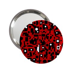 Red 2 25  Handbag Mirrors by Valentinaart