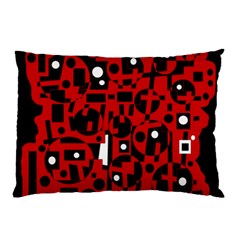 Red Pillow Case by Valentinaart