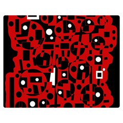 Red Double Sided Flano Blanket (medium) 