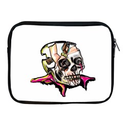 Skull Apple Ipad 2/3/4 Zipper Cases by azureprinceinc