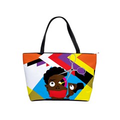 Scissors To My Mind Shoulder Handbags by azureprinceinc