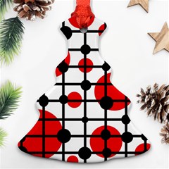 Red Circles Ornament (christmas Tree)