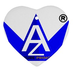 Azure Prince Ornament (heart)  by azureprinceinc