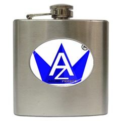 Azure Prince Hip Flask (6 Oz)