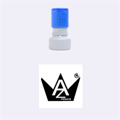 Azure Prince Rubber Round Stamps (small)