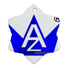 Azure Prince Snowflake Ornament (2-side) by azureprinceinc