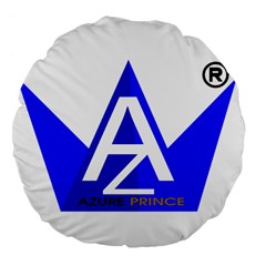 Azure Prince Large 18  Premium Flano Round Cushions by azureprinceinc