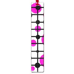 Magenta Circles Large Book Marks by Valentinaart