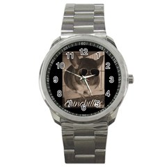 Maggie Chinchillin Sport Metal Watch by tigflea