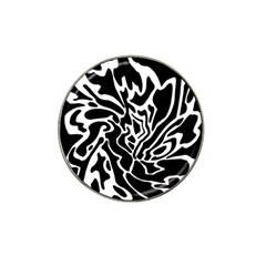 Black And White Decor Hat Clip Ball Marker by Valentinaart