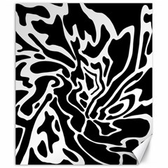 Black And White Decor Canvas 20  X 24   by Valentinaart