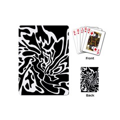 Black And White Decor Playing Cards (mini)  by Valentinaart