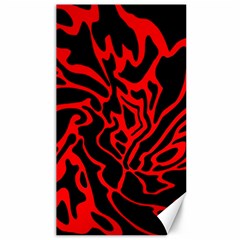 Red And Black Decor Canvas 40  X 72  