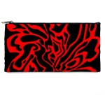 Red and black decor Pencil Cases Front