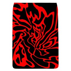 Red And Black Decor Flap Covers (s)  by Valentinaart