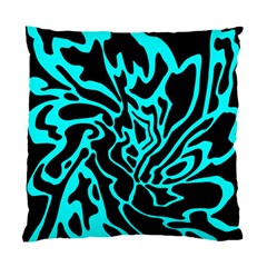 Cyan Decor Standard Cushion Case (one Side) by Valentinaart