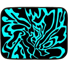 Cyan Decor Fleece Blanket (mini)