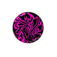 Magenta And Black Hat Clip Ball Marker (10 Pack) by Valentinaart