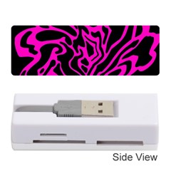 Magenta And Black Memory Card Reader (stick) 