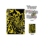 Black and yellow Playing Cards 54 (Mini)  Front - Club4