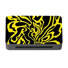 Black And Yellow Memory Card Reader With Cf