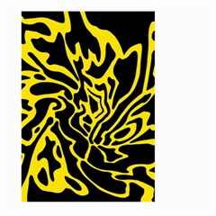 Black And Yellow Large Garden Flag (two Sides)