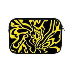 Black And Yellow Apple Ipad Mini Zipper Cases by Valentinaart