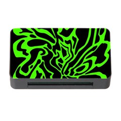 Green And Black Memory Card Reader With Cf