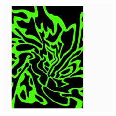 Green And Black Large Garden Flag (two Sides)