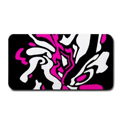 Magenta, black and white decor Medium Bar Mats