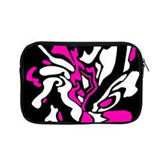 Magenta, black and white decor Apple iPad Mini Zipper Cases