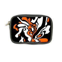 Orange, white and black decor Coin Purse