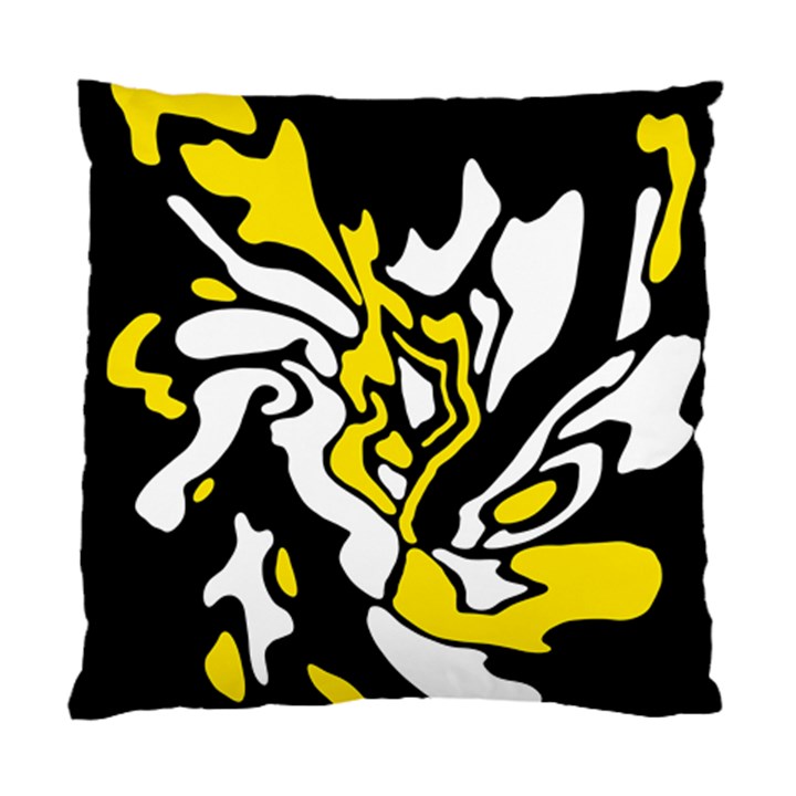 Yellow, black and white decor Standard Cushion Case (One Side)