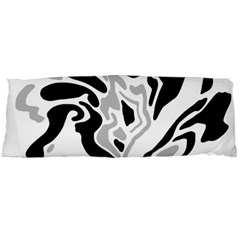 Gray, Black And White Decor Body Pillow Case (dakimakura)