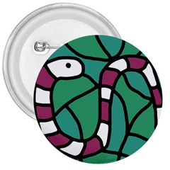 Purple Snake  3  Buttons by Valentinaart