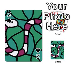 Purple Snake  Playing Cards 54 Designs 