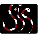 Red snakes Fleece Blanket (Medium)  60 x50  Blanket Front