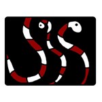 Red snakes Fleece Blanket (Small) 50 x40  Blanket Front