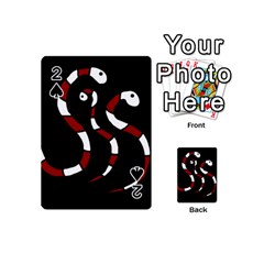 Red snakes Playing Cards 54 (Mini) 