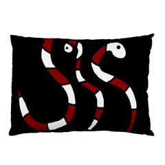 Red snakes Pillow Case (Two Sides)