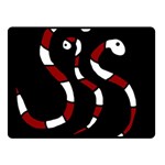 Red snakes Double Sided Fleece Blanket (Small)  45 x34  Blanket Front