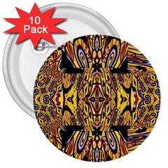 Digital Space 3  Buttons (10 pack) 