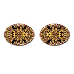 Digital Space Cufflinks (Oval)